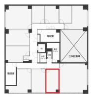 オフィスポート大阪・江坂本館(第3マイダビル)の間取り
