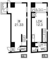 S-CREA御堂筋本町の間取り