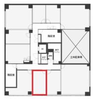オフィスポート大阪・江坂本館(第3マイダビル)の間取り