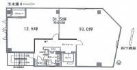 肥後橋第21松屋ビルの間取り