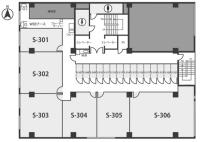 天翔オフィス心斎橋(大幸ビル3・9F)の間取り